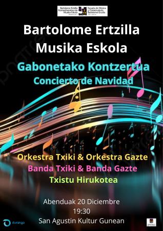 Escuela de Música: Concierto de Navidad de San Agustin