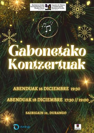 Escuela de Música: Conciertos de Navidad