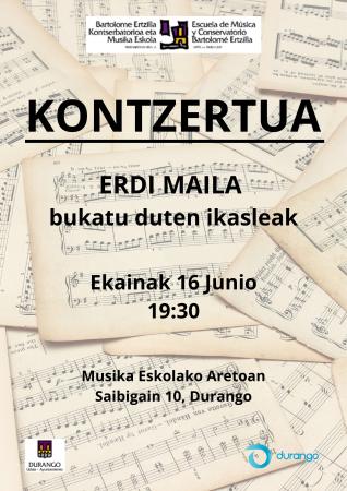 Conciertos Fin Grado Medio Profesional Conservatorio