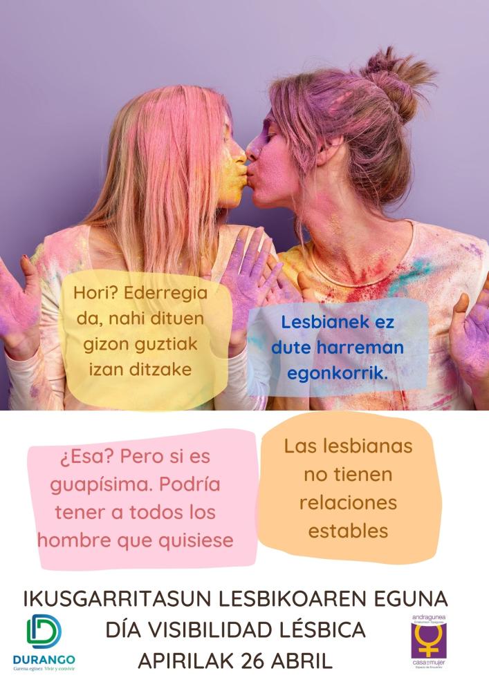 Imagen 26 de abril - Día de la visibilidad lésbica
